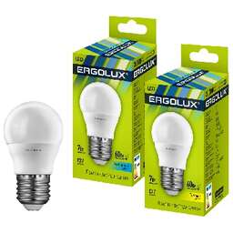 ERGOLUX (12143) LED-G45-7W-E27-3K