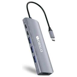 ORIGO Разветвитель USB 3.0 OU3360PD 3порт. серебристый (OU3360PD/A1A)
