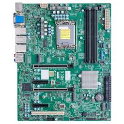 SUPERMICRO Материнская плата Motherboard MBD-X13SAE-F-B W680 LGA1700 No Memory 12th Generation Intel® Core™ i3/i5/i7/i9 Processors, Single Socket LGA-1700 supported, CPU TDP supports Up to 125W TDP Intel® W680 2 PCI-E 5.0 x16 slots (16/NA or 8/8)2 PCI-E 3.0 x4 1 - 5V PCI 32bit M.2 Interface: 3 PCI-E 4.0 x4, RAID 0 & 1
