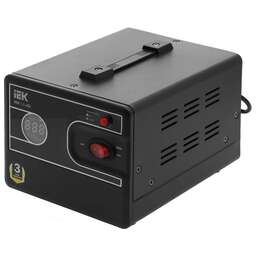 IEK Стабилизатор напряжения Hub 1.5кВА однофазный черный (IVS21-1-D15-13)