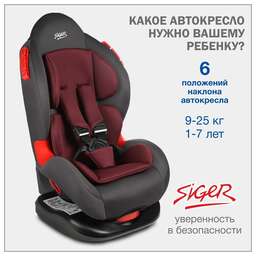 SIGER УУД Кокон гр.I/II, рубиново-серый
