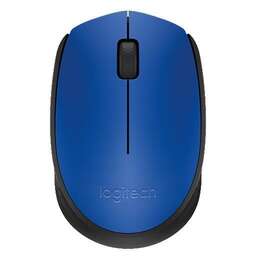 LOGITECH Мышь беспроводная M171, радио, оптическая, USB, 1000dpi, голубой [910-006866]