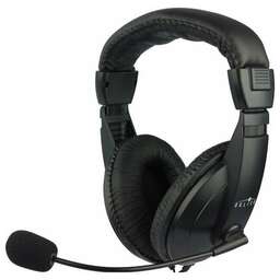 OKLICK Наушники с микрофоном Оклик HS-M137V черный 1.8м мониторные оголовье (614046)