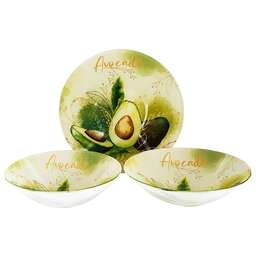 APPETITE ST-06-AV Avocado стекл (3 предмета)