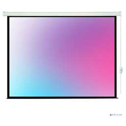 LUMIEN Eco Control LEC-100119 Экран с электроприводом 157x227 см (раб. область 124х221 см) (100") Matte White, верх.кайма 30 см, черная кайма по периметру 16:9