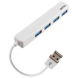 PERFEO (PF D0785) USB-HUB 4 Port, (PF-H038 White) белый