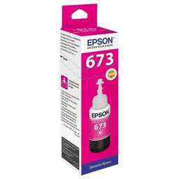 EPSON Чернила 673 C13T673398 (аналог C13T67334A) пурпурный 70мл для L800/L810/L850/L1800