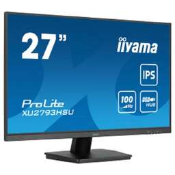 IIYAMA 27" Монитор ProLite XU2793HSU-B6, 1920x1080, IPS, 100Гц, 1хHDMI, 1хDP, черный