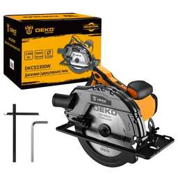 DEKO Дисковая (циркулярная) пила DKCS2300W, 2300Вт, 210мм