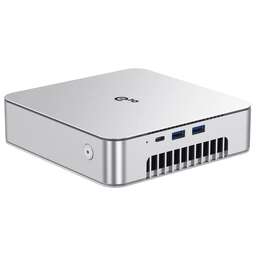ACER Неттоп Gadget E10 ERBox X Ryzen 7 H 255 (3.8) 16Gb SSD512Gb 780M Windows 11 Pro 2x2.5GbitEth WiFi BT 120W серебристый