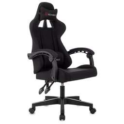 ZOMBIE Кресло игровое Void черный с подголов. крестов. пластик