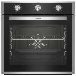 HOTPOINT Духовой шкаф FE9 814 H IX, нержавеющая сталь/черный