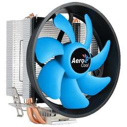 AEROCOOL Устройство охлаждения(кулер) Verkho 3 Plus Soc-AM5/AM4/1200/1700/1851 черный/синий 4-pin 18-27dB Al+Cu 125W 528gr Ret
