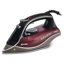 VITEK Утюг VT-1240, 2400Вт, бордовый