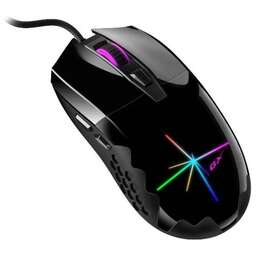 GENIUS Игровая мышь проводная Scorpion M715 /800-1600-2400-3200-4800-7200 dpi/оптический/6 кнопок/RGB/USB/кабель 1,8м/черный (31040007400)