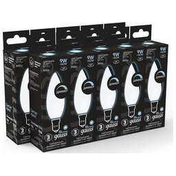 GAUSS Лампа светодиодная Filament 104201209-D 9Вт цок.:E14 свеча 220B св.свеч.бел.нейт. (упак.:10шт)
