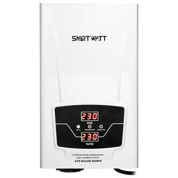 SMARTWATT Стабилизатор напряжения AVR Boiler 500RW 500ВА белый