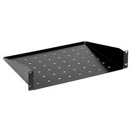 ITK Полка стационарная RS05-350P-R 2U нагр.:20кг. 19" 350мм черный (упак.:1шт)