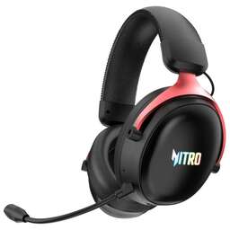 ACER Наушники с микрофоном Nitro OHR401 черный мониторные BT/Radio/3.5mm оголовье (ZL.HDSEE.00H)