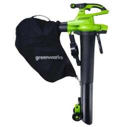 GREENWORKS Воздуходувка-измельчитель 2406907UG пит.:от аккум. зеленый