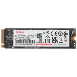 A-DATA SSD накопитель XPG Gammix S70 Blade AGAMMIXS70B-1T-CS 1ТБ, M.2 2280, PCIe 4.0 x4, NVMe, M.2