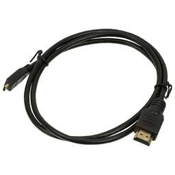 NONAME Кабель Micro HDMI (m) - HDMI (m) , ver 1.4, 1м, GOLD, черный