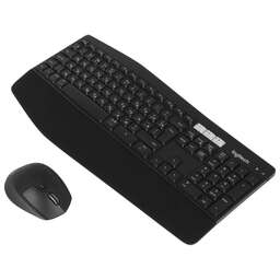 LOGITECH Клавиатура + мышь MK850 клав:черный мышь:черный USB беспроводная slim Multimedia (920-008486)