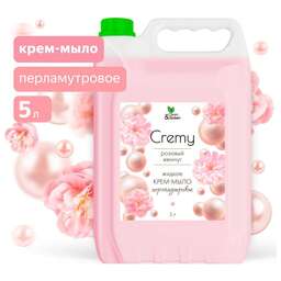 CLEAN&AMP;GREEN Крем-мыло жидкое с перламутром "Cremy" розовый жемчуг увлажняющее 5 л. Clean&Green CG8356