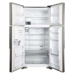 HITACHI Холодильник двухкамерный R-W660PUC7X GC Side by Side, инверторный шампань