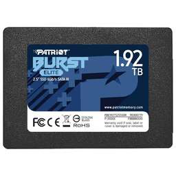 PATRIOT SSD накопитель Burst Elite PBE192TS25SSDR 1.92ТБ, 2.5", SATA III, SATA