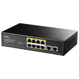 CUDY Коммутатор GS1010P, неуправляемый