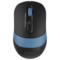 A4TECH Мышь беспроводная Fstyler FB10CS, Bluetooth/Радио, оптическая, USB, 2000dpi, черный и синий [fb10cs usb ash blue]