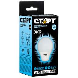 СТАРТ (465) LEDGLSE27 25W 40 WS 10/101 черный