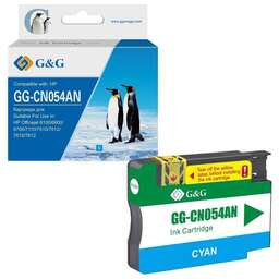 G&G Картридж струйный GG-CN054AN №933XL голубой (14мл) для HP Officejet 6100/6600/6700/7110/7510
