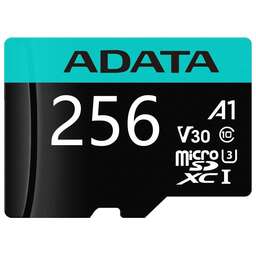 ADATA Карта памяти MICRO SDXC 256GB W/AD. AUSDX256GUI3V30SA2-RA1