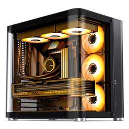JONSBO Корпус TK-2 2.0 Black без БП, mini-ITX, micro-ATX, ATX, черный