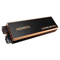 ADATA Твердотельный накопитель SSD LEGEND 960 MAX 4TB M.2 2280 ALEG-960M-4TCS PCIe Gen4x4 with NVMe, 7400/6800, IOPS 700/550, MTBF 2M, 3D NAND, 3120TBW, work with PS5, Heat Sink, RTL