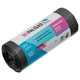 PALISAD HOME Пакеты для мусора 60 л x 50 шт. серые, Home Palisad 927125