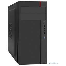 EXEGATE EX290173RUS Корпус Miditower AA-440U (ATX, без БП, 2*USB+1*USB3.0, аудио, черный)