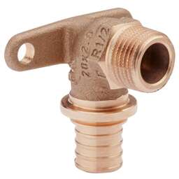 REHAU Угольник настенный НР 20-1/2" RX+, бронза