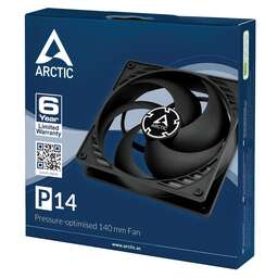 ARCTIC COOLING Вентилятор корпусной P14 (black/black) - retail (ACFAN00123A) (701549) {56}
