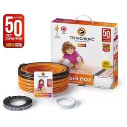 ТЕПЛОЛЮКС Кабель нагревательный Tropix ТЛБЭ 21,0 м/340 Вт