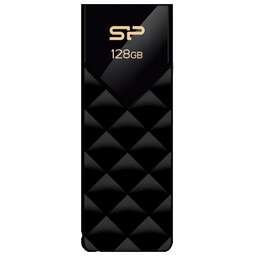 SILICON POWER Флеш Диск 128GB Blaze B03 SP128GBUF3B03V1K USB3.1 черный