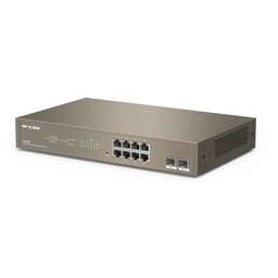 IP-COM Коммутатор G3310F (L2) 8x1Гбит/с 2xКомбо(1000BASE-T/SFP) 2SFP управляемый
