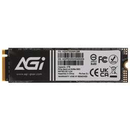 AGI Твердотельный накопитель SSD AI298 M.2 PCIe 4TB RETAIL-Color Box