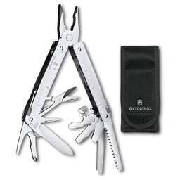 VICTORINOX Мультитул Swiss Tool MX (3.0327.MN) 115мм 26функц. чехол нейлоновый серебристый подар.коробка