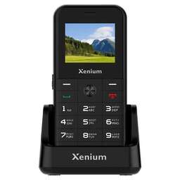 XENIUM Мобильный телефон X718 черный моноблок 2Sim 1.77" 128x160 Spreadtrum ThreadX RTOS 0.3Mpix GSM900/1800 MP3 FM microSD max32Gb