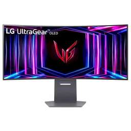 LG 34" Монитор UltraWide 34GS95QE-B, 3440x1440, OLED, 240Гц, 2хHDMI, 1хDP, изогнутый, черный [34gs95qe-b.aruz]