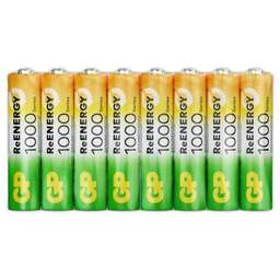 GP Аккумулятор 100AAAHCRGY-B AAA NiMH 1000mAh (16шт) спайка