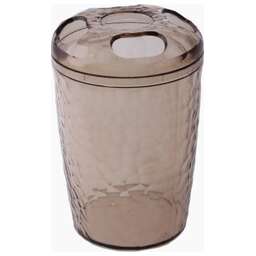 BRANQ BQ1214БЖПР NATURAL STONE стакан для зубных щеток бежевый прозрачный